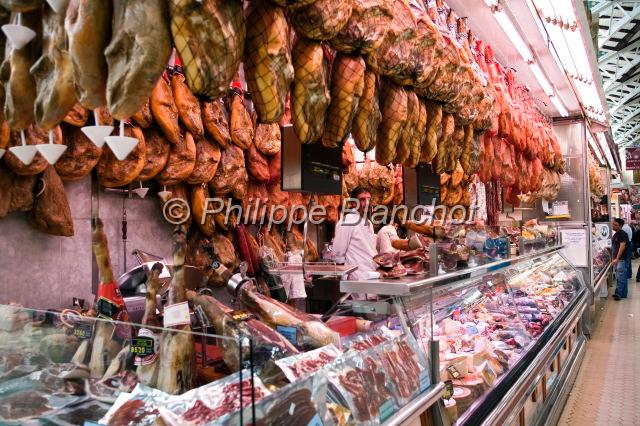 espagne valence 17.JPG - Charcuterie, Marché Central, Valence, Espagne